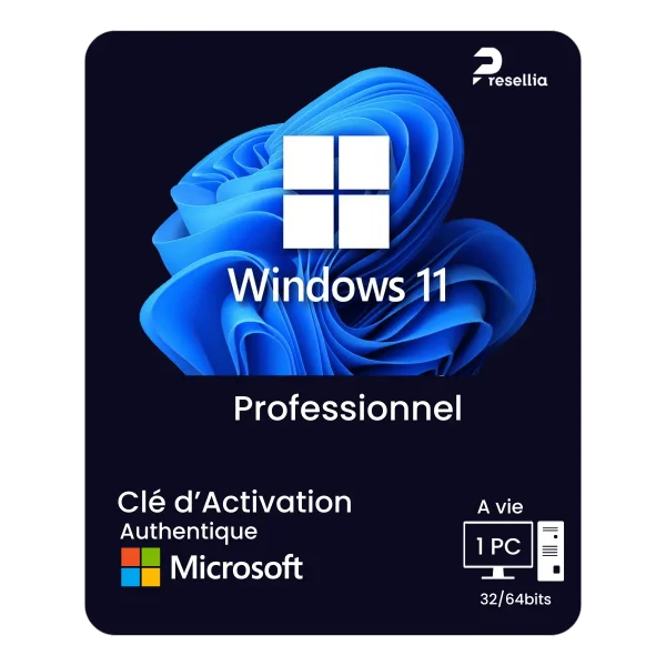 Windows 11 Professionnel (Perpétuel)
