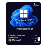 Windows 11/10 Professionnel (Perpétuel)