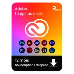 Souscription Adobe | 1 Appli 12 mois