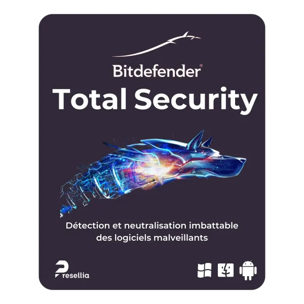 Bitdefender total Security (1 appareil 1 an)