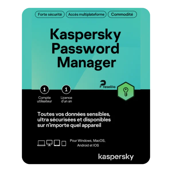 Kaspersky Password Manager (1 utilisateur | 1 an)