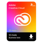 Adobe Creative Cloud | Business Solo (20+ Applis | 12 mois)