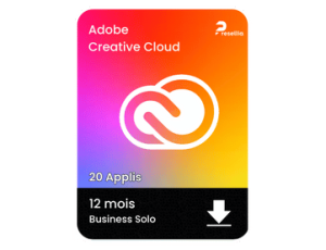 Adobe Creative Cloud | Business Solo (20+ Applis | 12 mois)