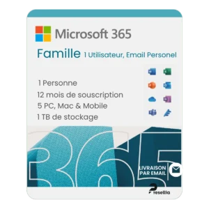 Microsoft 365 Famille — 1 Utilisateur (12 mois)