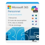 Microsoft 365 Personnel (12 mois)
