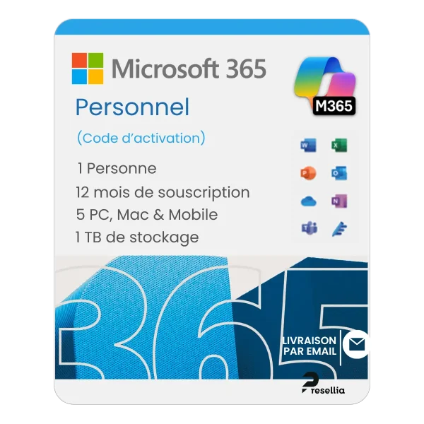 Microsoft 365 Personnel (12 mois)