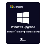 Windows Famille/Home ⮕ Professionnel (Clé de Mise à niveau)