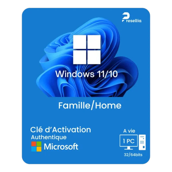 Windows 11/10 Famille (Perpétuel)