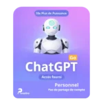 ChatGPT Go – Compte prêt à l’emploi (12 mois)