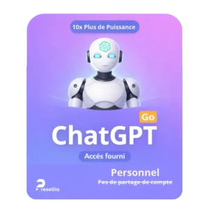 ChatGPT Go – Compte prêt à l’emploi (12 mois)