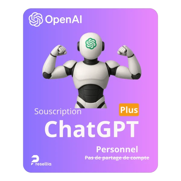 ChatGPT Plus (Personnel | 3 mois) – Version Complète sur Votre Compte
