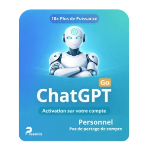 ChatGPT Go – Activation sur votre compte personnel (12 mois)