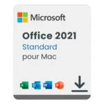 Microsoft Office 2021 Standard Mac — Licence à vie (1 Mac)