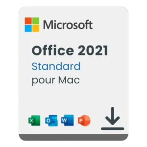 Microsoft Office 2021 Standard Mac — Licence à vie (1 Mac)
