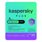 Kaspersky Plus — 10 Appareils (2 ans)