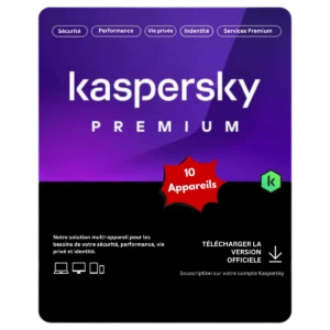 Kaspersky Premium 10 appareils Presellia