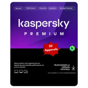Kaspersky Premium 20 appareils Presellia