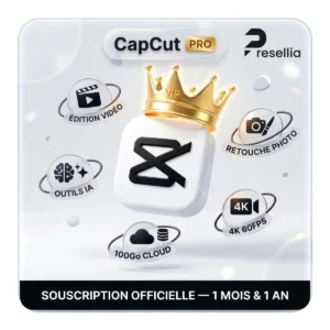 CapCut Pro — Compte Privé & Transfert de Souscription