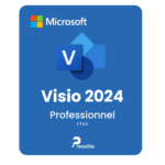 Microsoft Visio 2024 Professionnel LTSC — Licence à vie (1 PC)