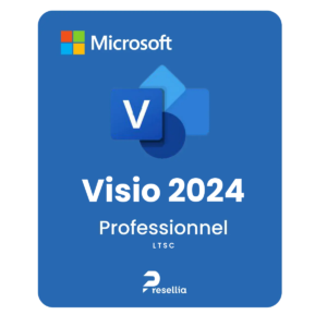 Microsoft Visio 2024 Professionnel LTSC — Licence à vie (1 PC)