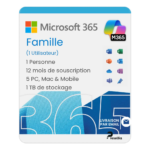 Microsoft 365 Famille — 1 Utilisateur